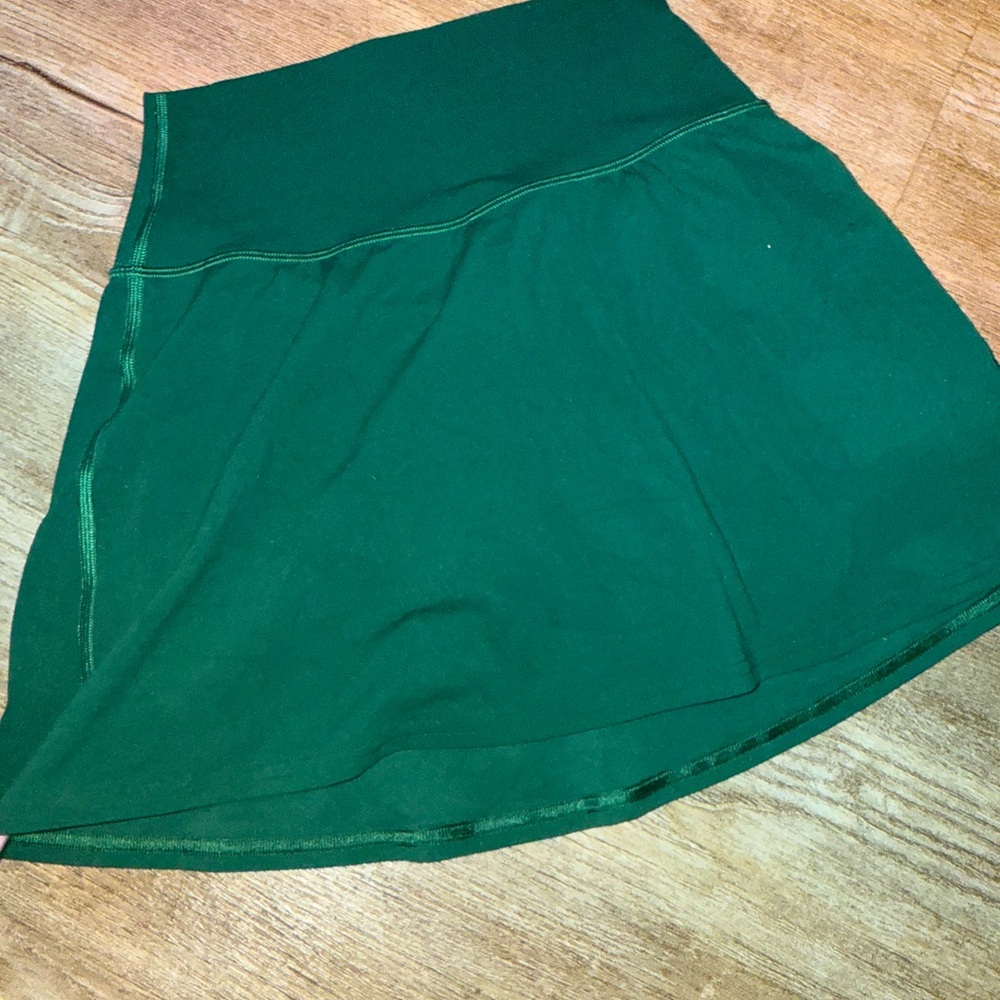Lululemon Athletica Vibrant Green Mini Skirt